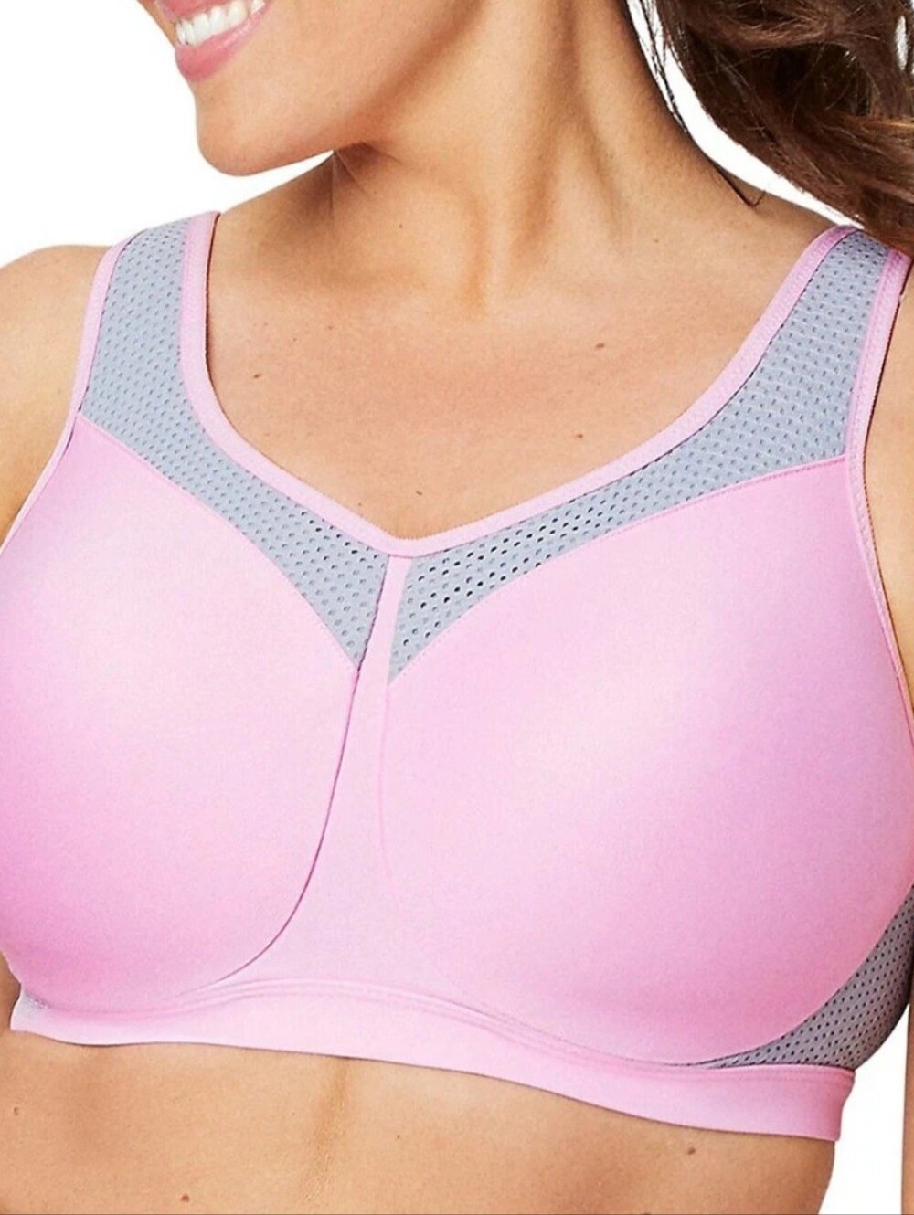 NWOT Glamorise High Impact Full Figure Underwire Support Sports Bra Size 42 F